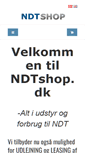 Mobile Screenshot of ndtshop.dk